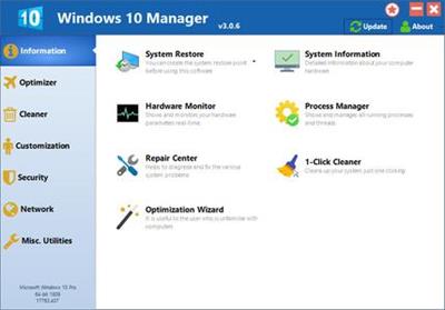 Yamicsoft Windows 10 Manager 3.2.9 Multilingual + Portable