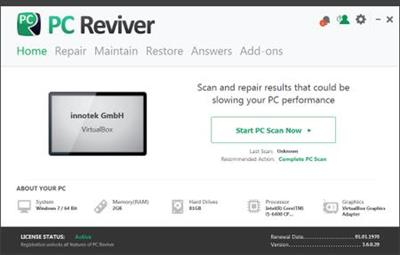 ReviverSoft PC Reviver 3.10.0.22 (x64) Multilingual Portable