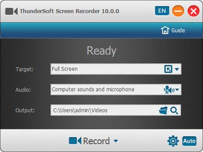 ThunderSoft Screen Recorder 10.6.0 Multilingual Portable