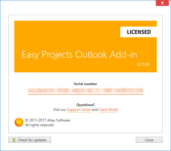 Easy Projects Outlook Professional / Enterprise Add-In for Desktop 3.2.13.0