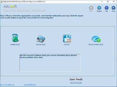 Aidfile Recovery Software 3.7.2.1
