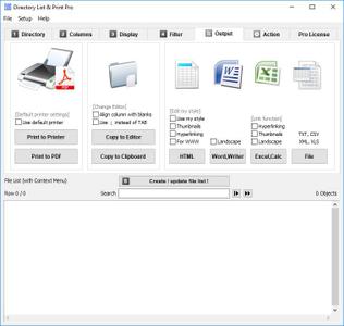 Directory List and Print Pro 4.07 + Portable