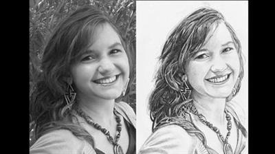 Draw a  Realistic Pencil Portrait from a Photograph