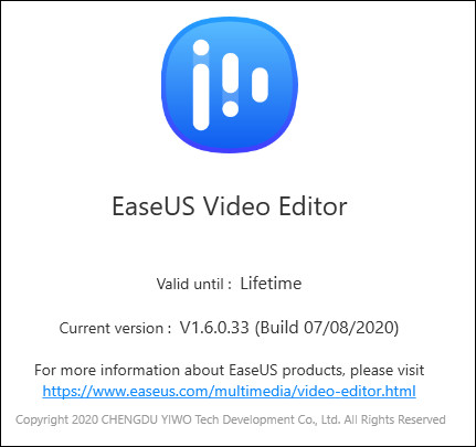 EaseUS Video Editor 1.6.0.33