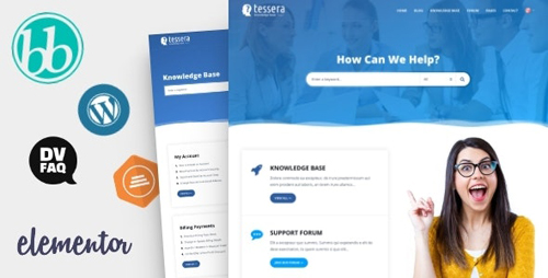 ThemeForest - Tessera v1.8.2 - Knowledge Base & Support Forum WordPress Theme - 23527937