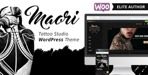 ThemeForest - Maori v1.3 - Tattoo Studio WordPress Theme - 22600206