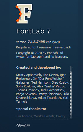 FontLab 7.1.3.7495