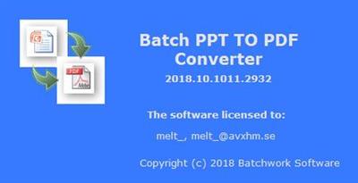 Batch PPT TO PDF Converter 2020.12.715.3192