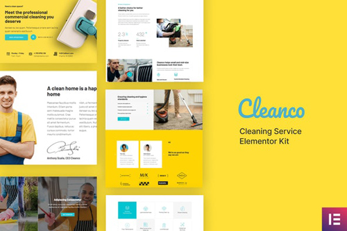 ThemeForest - Cleanco v1.0 - Cleaning Service Company Template Kit - 27666074