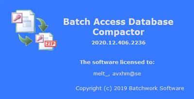 Batch Access Database Compactor 2020.12.715.2256