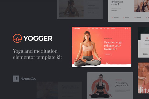 ThemeForest - Yogger v1.0 - Meditation and Yoga Elementor Template Kit - 27659536