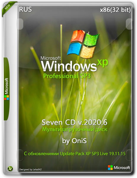 Windows XP Pro SP3 Seven СD v.2020.6 by OniS (RUS)